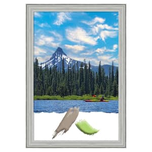 Bel Volto Silver Wood Picture Frame Opening Size 20 x 30 in.