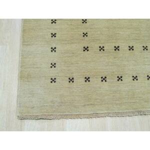 Beige 3 ft. x 5 ft. Hand Made Wool Transitional Lori Baft Area Rug