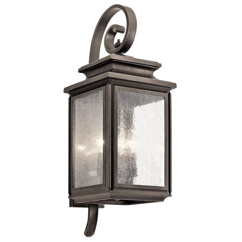 Wiscombe Park 4-Light Olde Bronze Outdoor Hardwired Wall Lantern Sconce with No Bulbs Included (1-Pack) price history on PriceWatchPro