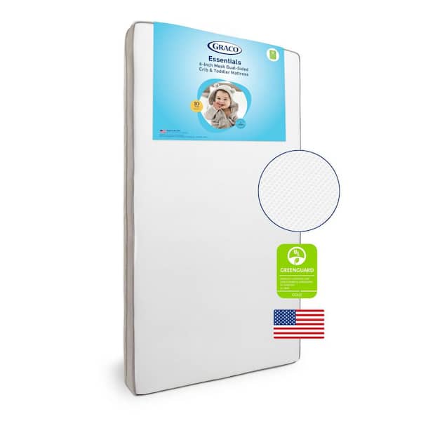 Essentials 6-Inch Mesh Dual-Sided Baby Crib and Toddler Bed Mattress