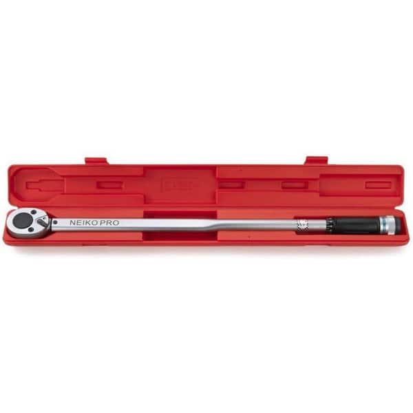 3/4 in. Drive Adjustable Click SAE Torque Wrench with 50-300 ft. lb. Range, CrV Steel