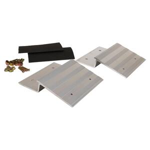 8 in. Aluminum Truck Loading Ramp Plate Kit (Includes 2 Ramp Plates)