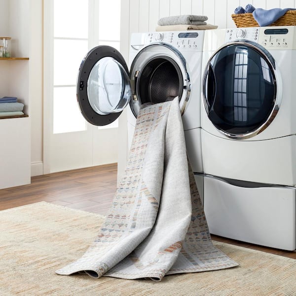 Lillian Oatmeal Doormat 2 ft. x 3 ft. Indoor Machine-Washable Area Rug