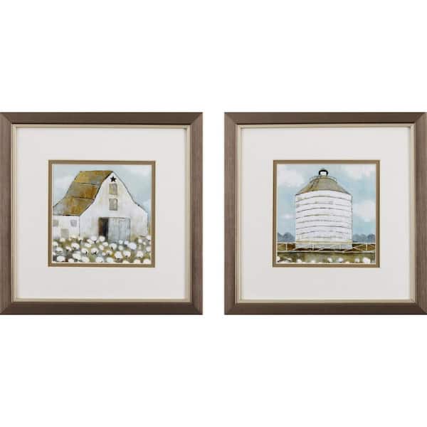 HomeRoots Victoria Farmhouse by Unknown Wooden Wall Art (Set of 2)