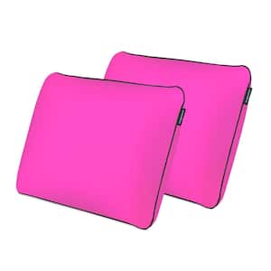 Standard All Position Memory Foam with Cool-to-the-Touch Cover - Party Pink (Set of 2)