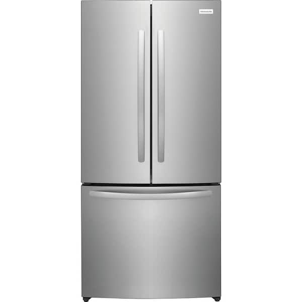 Frigidaire - 31.5 in. 18 cu. ft. Counter Depth French Door Refrigerator in Fingerprint-Resistant Stainless Look