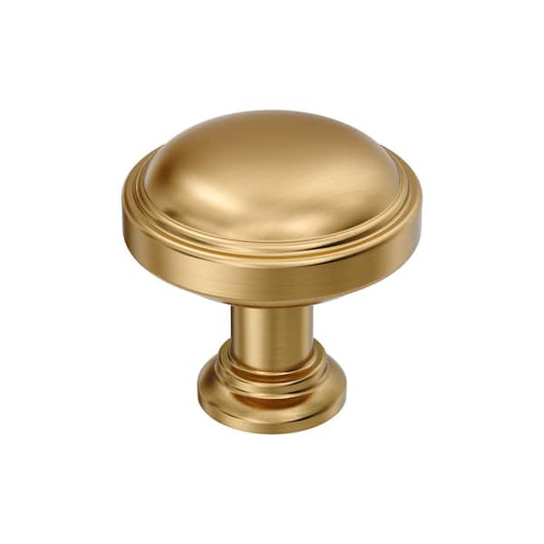 Enlivity 1-1/4 in. (32mm) Diameter Champagne Bronze Classic Round Cabinet Knob