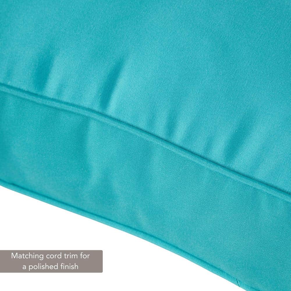 Aruba Turquoise Sunbrella Outdoor Deep Seat Cushion Set