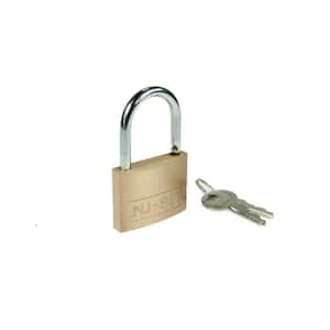 1-1/2 in. 40 mm Keyed Different Solid Brass Padlock