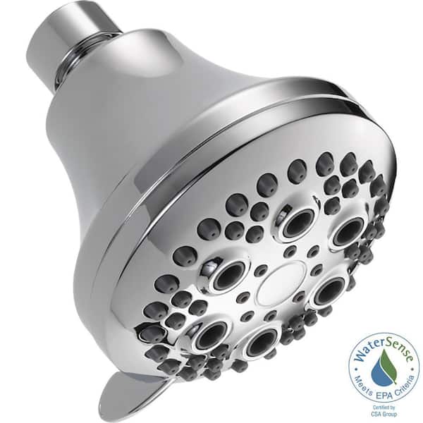 Delta 5-Spray 3.38 in. Fixed Shower Head in Chrome