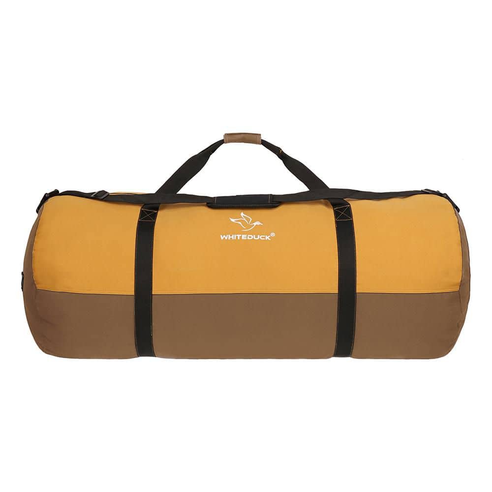WHITEDUCK Filios 48 in. x 20 in. Tan and Brown Duffel Bag FBA