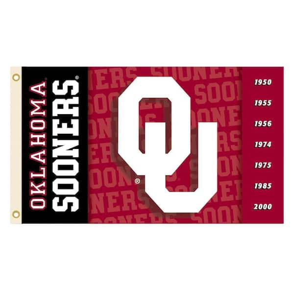 BSI Products NCAA Oklahoma Sooners 2-Sided 3 ft. x 5 ft. Flag with Grommets