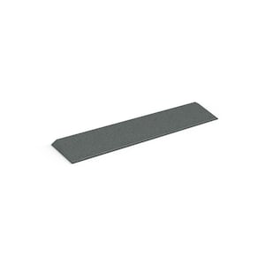 TRANSITIONS Angled Entry Mat, Grey, 1 in.