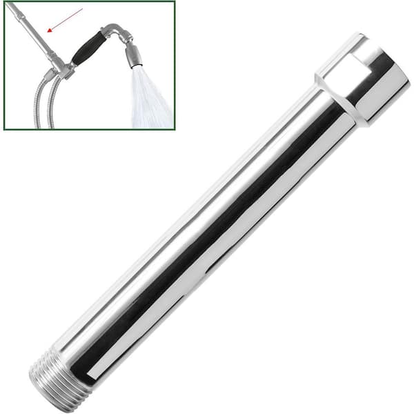 Exclusive 6 in. Solid Metal Shower Arm Extension in Chrome