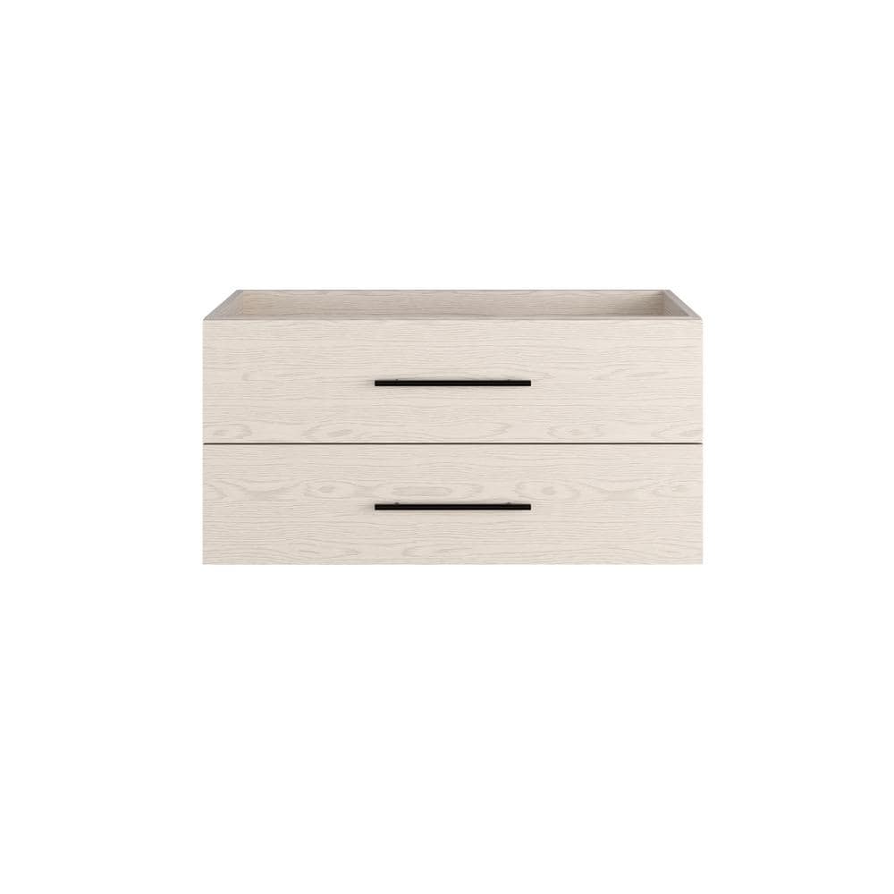 Napa 40 in. W x 20 in. D x 21 in. H Single Sink Bath Vanity Cabinet without Top in Natural Oak, Wall Mounted price history on PriceWatchPro