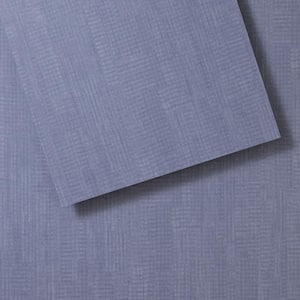 FabCore Wild Indigo 28 MIL x 12 in. W x 24 in. L Adhesive Waterproof Vinyl Tile Flooring (36 sqft/case)