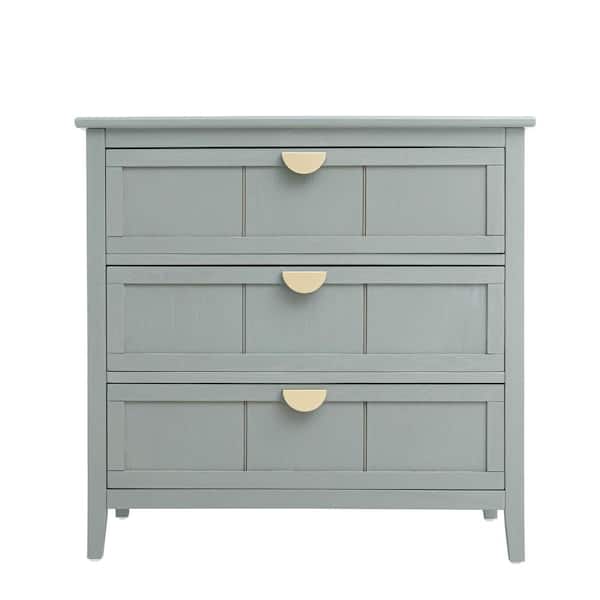 Miscool Anky 31.5 in. W x 14.97 in. D x 30.71 in. H Gray MDF Freestanding Bathroom Linen Cabinet in Light Gray