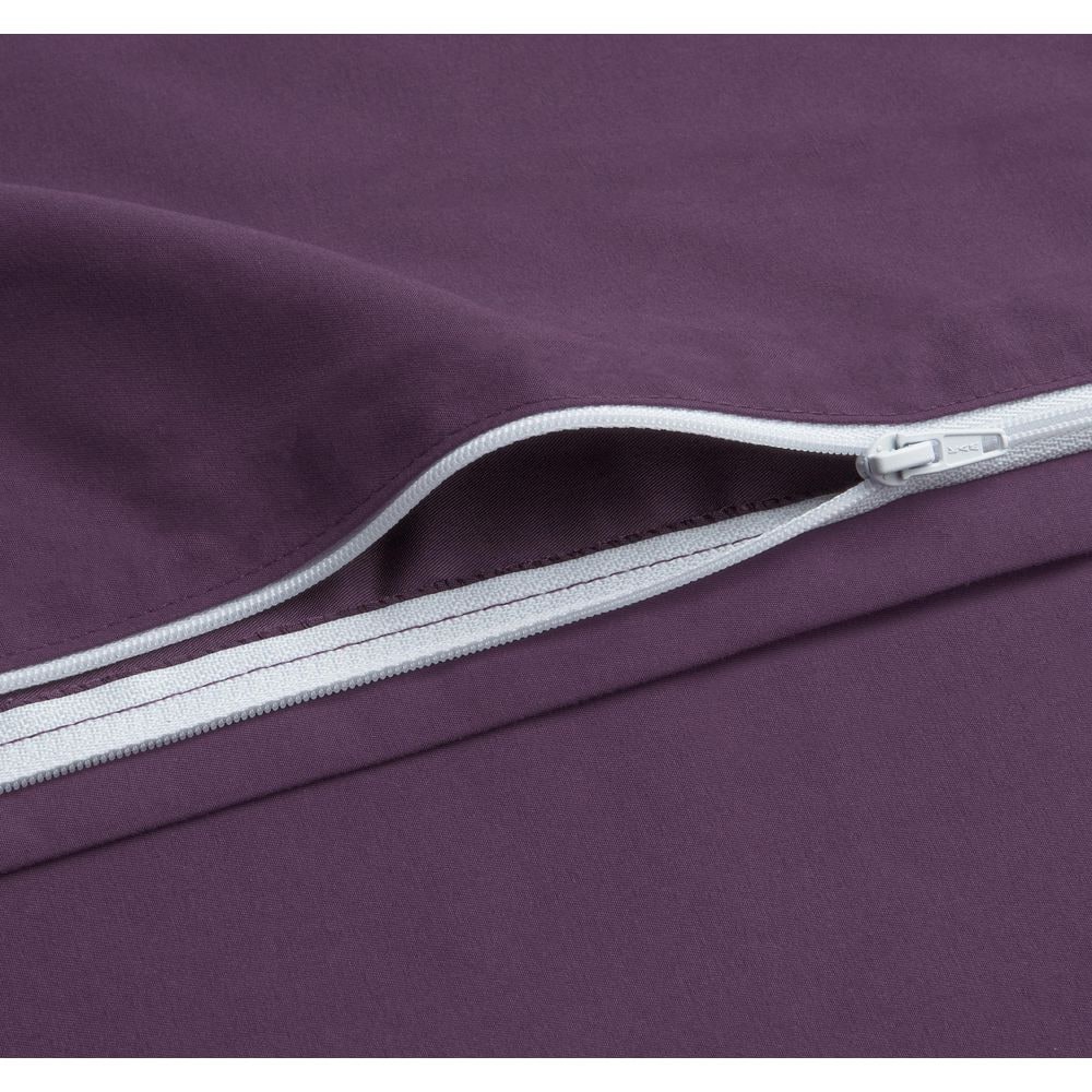 Aubergine Queen Ultra Soft Microfiber 3-Piece Duvet Cover Set