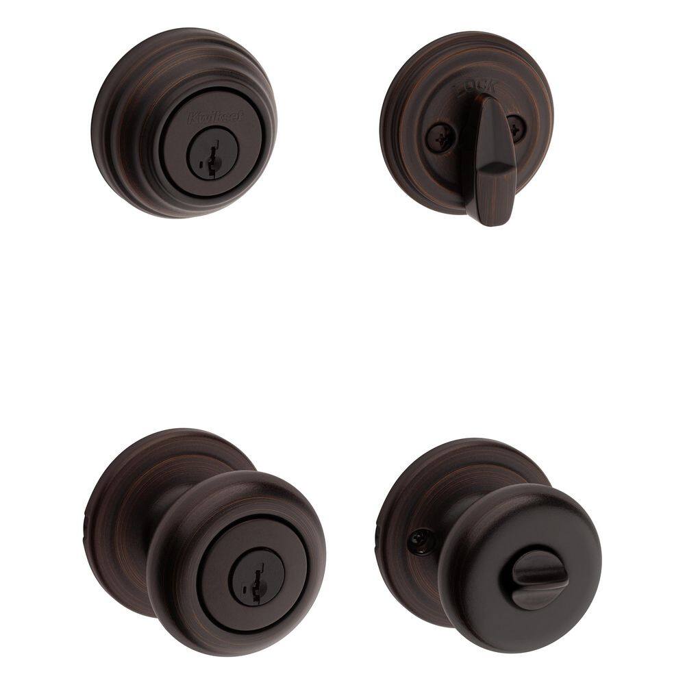 Juno Matte Black Keyed Entry Doorknob with Deadbolt Combo Pack Featuring SmartKey Security price history on PriceWatchPro