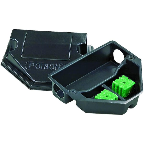 JT Eaton Mouse Sized Plastic Bait Station with Solid Lid (50-Pack)