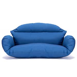47 in. x 27 in. Outdoor Swing Cushion in Blue