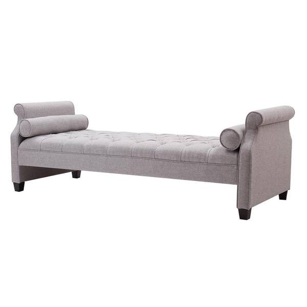 Jennifer Taylor Eliza Bench, Light Grey