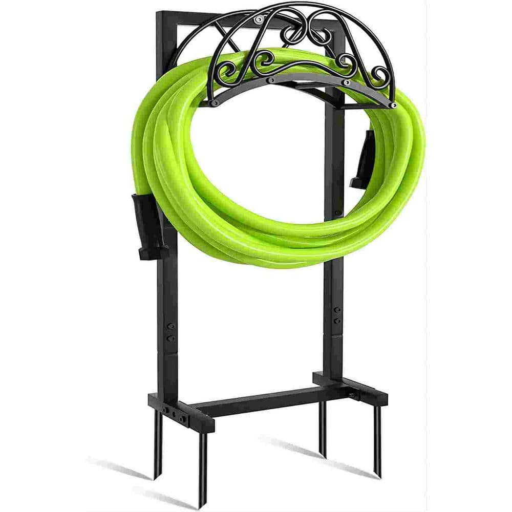 Cubilan Garden Hose Rack Detachable Freestanding Heavy-Duty Metal Hose ...