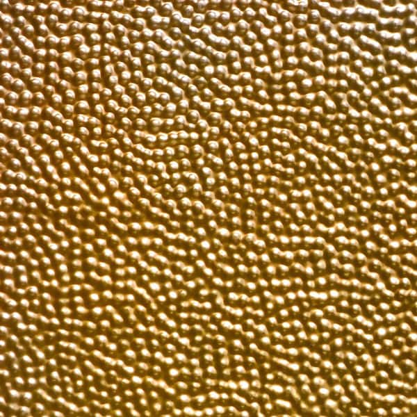 FROM PLAIN TO BEAUTIFUL IN HOURS Take Home Sample - Shanko Lincoln Copper 1 ft. x 1 ft. Decorative Tin Style Lay-in Ceiling Tile (1 sq. ft./case)