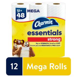 Essentials Strong Toilet Paper (12-Mega Rolls)