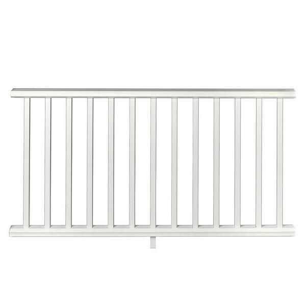 Veranda Regency 6 ft. x 3 ft. White Composite Capped Rail Kit