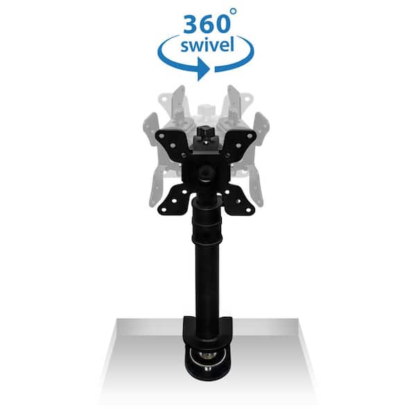 Mount-It! Dual LCD Monitor Desk Mount Stand Heavy Duty Fully Adjustable Arms
