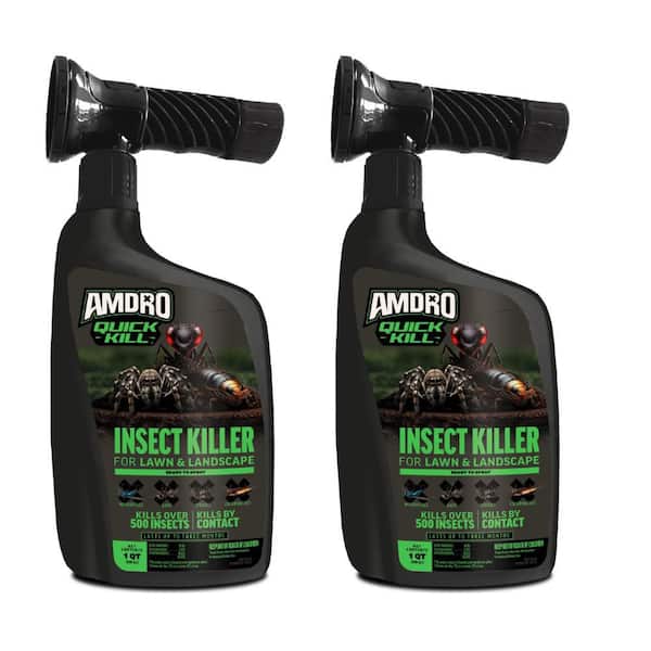 Quick Kill 32 oz. Outdoor Liquid Multi Insect Killer Ready to Spray for Lawns with 3-Month Control 2 Pack