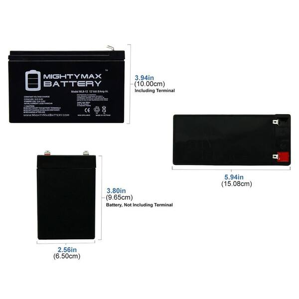 12V 18Ah Replacement Battery For Merits Junior P320 Wheelchair/Scooter Qty1