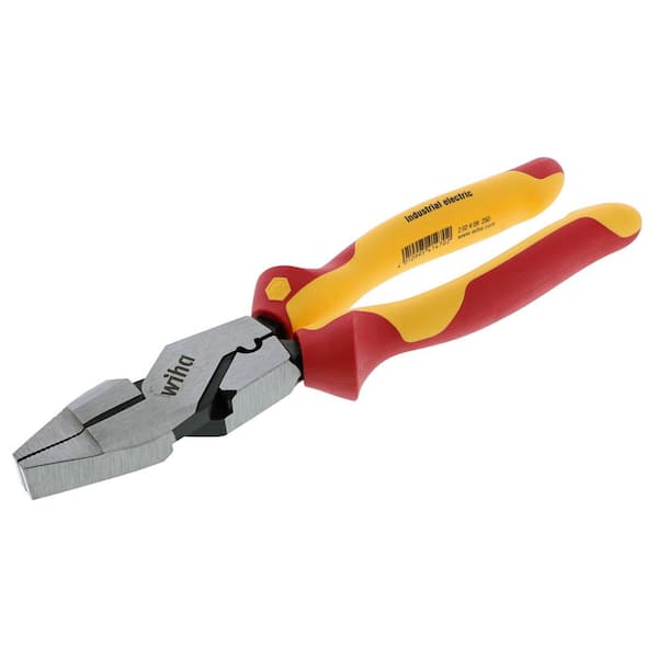 9.5 in. 1000-Volt Insulated Industrial NE Style Lineman's Pliers with Crimpers