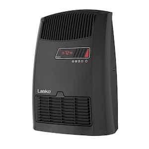 13 in. 1500-Watt Electric Digital Ceramic Space Heater with Warm Air Motion Technology and 8-Hour Timer