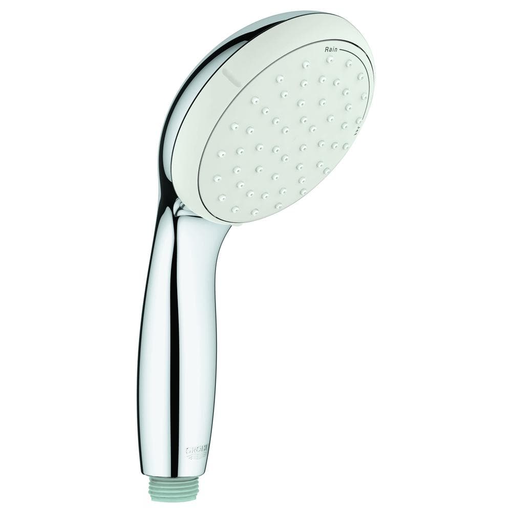 GROHE Tempesta 2Spray Patterns 4 in. Single Wall Mount Handheld Shower