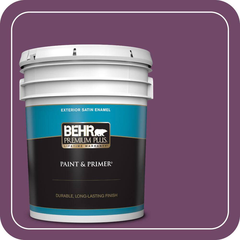 5 gal. #S-G-680 Raspberry Mousse Satin Enamel Exterior Paint & Primer price history on PriceWatchPro