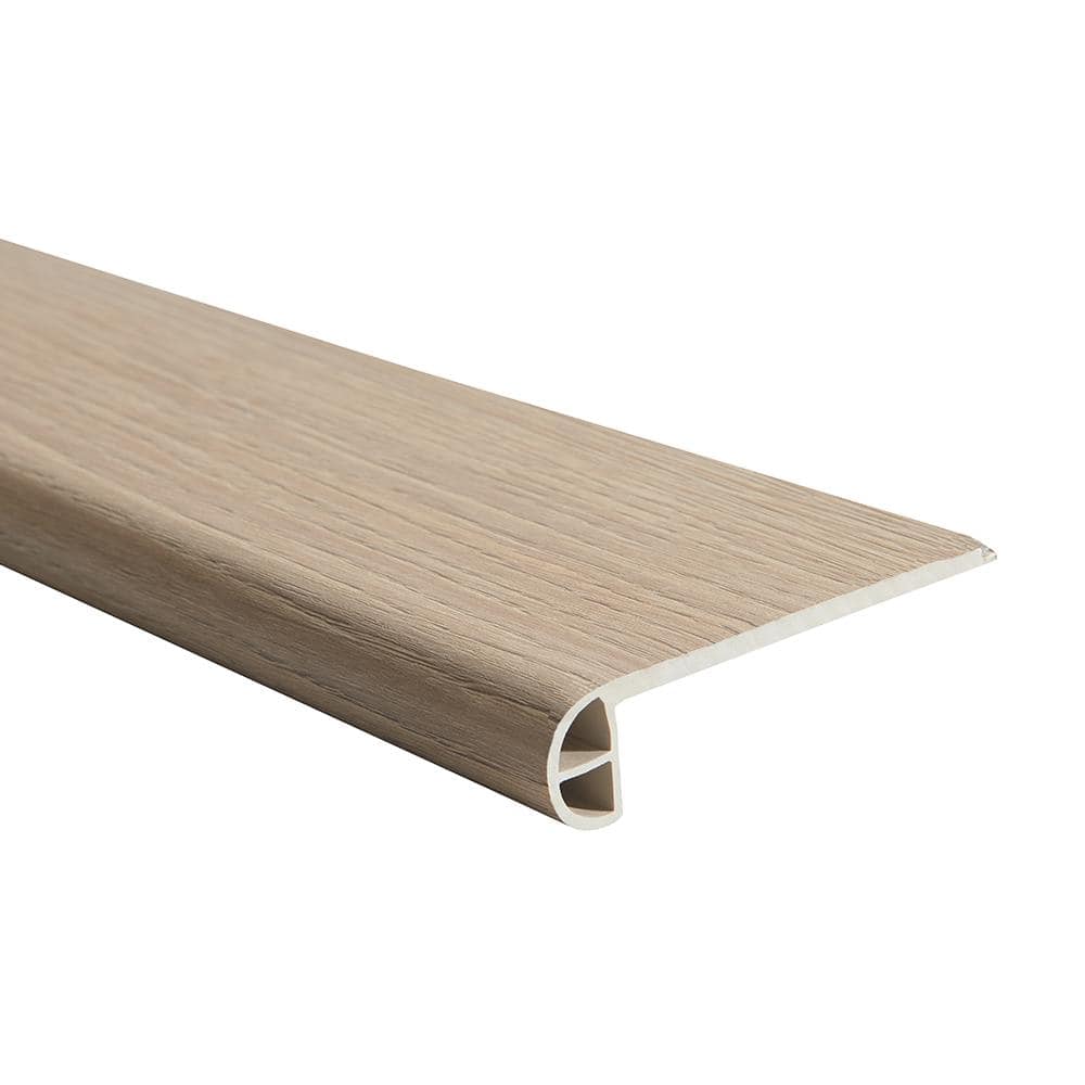 French Oak Montague 0.98 in. T x 4.53 in. W x 94.48 in. L Vinyl Flush Stair Nose Molding - Designed for 7mm Plank price history on PriceWatchPro