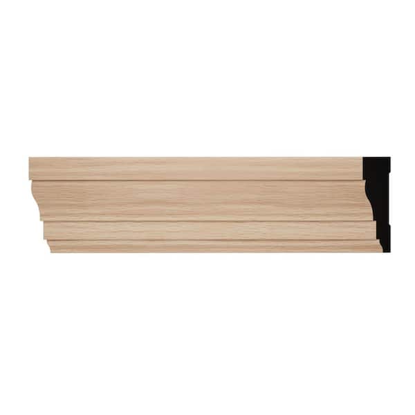 Ekena Millwork WM366 0.69 in. D x 2.25 in. W x 6 in. L Wood (Red Oak) Casing Sample