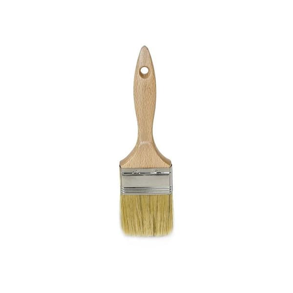 Bon Tool 3 in. American Style Flat Brush with White Bristle