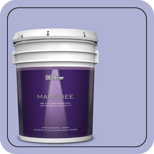 BEHR MARQUEE 5 gal. #620B-4 Pixie Violet Eggshell Enamel Interior Paint & Primer