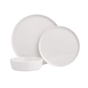 Chopin 3-Piece White Porcelain Dinnerware Place Setting (Service for 1)