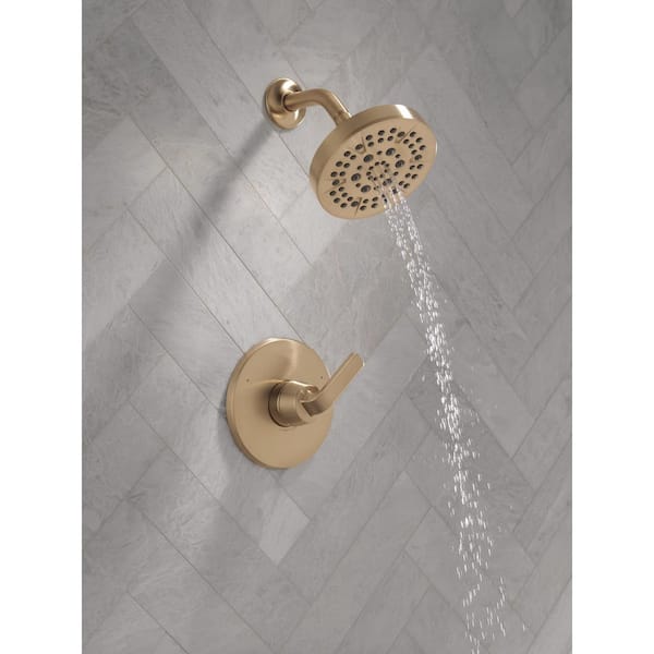 Delta Lineax Gold 1-Handle Shower Trim in Champagne Bronze (Valve