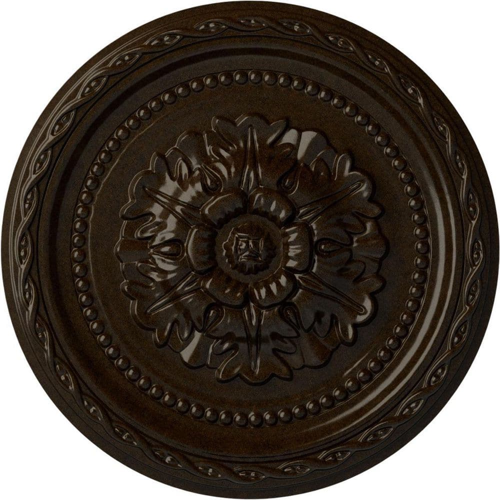 11-1/2 in. x 1 in. Palmetto Urethane Ceiling Medallion, Bronze price history on PriceWatchPro