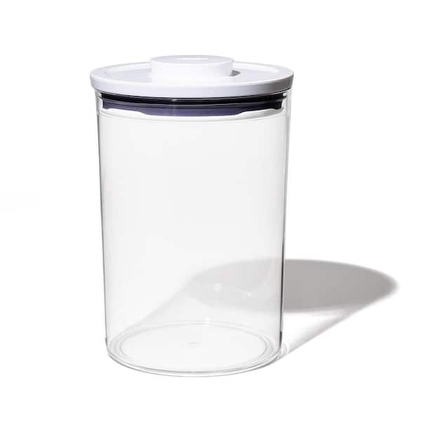 OXO Good Grips 6 Piece(3 Containers & 3 Scoops) Large Canister Set with  Scoops, 4.4 qt each, White