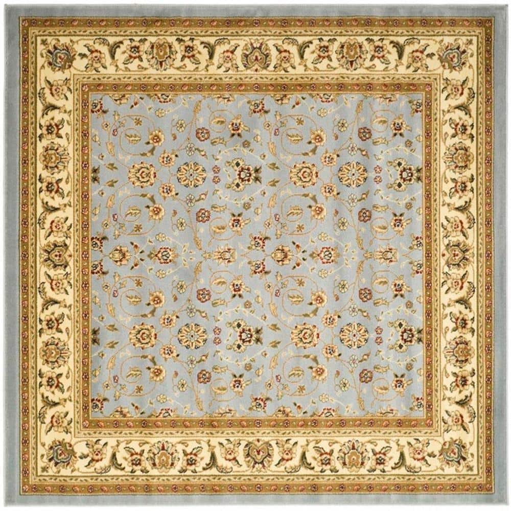 Lyndhurst Light Blue/Ivory 4 ft. x 4 ft. Square Border Area Rug price history on PriceWatchPro