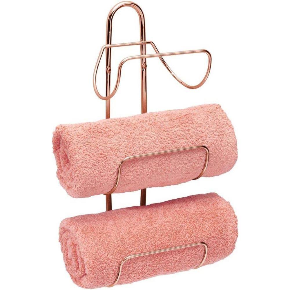 Dyiom Modern decorative metal 3layer wall mounted towel rack holder