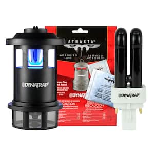 Glow UV 3/4-Acre Black Insect and Mosquito Trap with Atrakta and Replacement Bulb