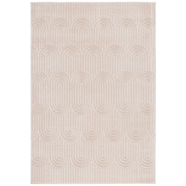 SAFAVIEH Selena 9 ft. x 12 ft. Beige High-Low Arches Area Rug