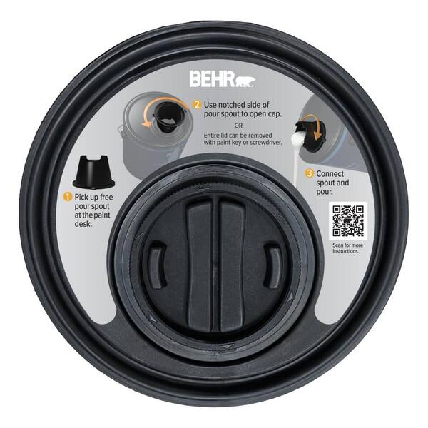 BEHR PREMIUM PLUS 1 gal. #330E-2 Cornerstone Eggshell Enamel ...